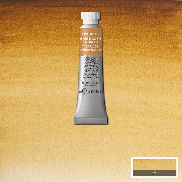 Winsor & Newton Professional Watercolour Series 1 5ml - Raw Umber