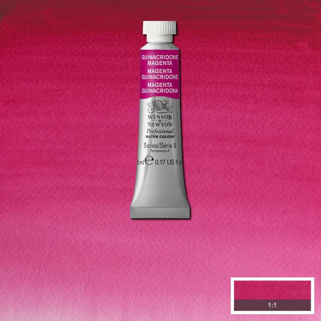 Winsor & Newton Professional Watercolour Series 3 5ml - Quinacridone Magenta
