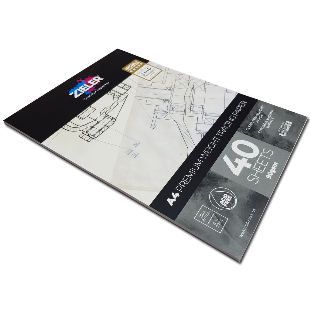 Zieler A4 Tracing Pad (40 Sheets)