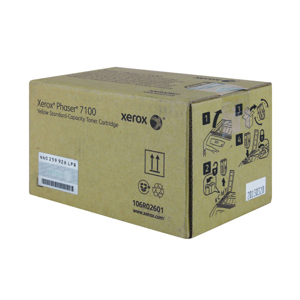 Xerox Phaser 7100 Yellow Laser Toner Cartridge 106R02601