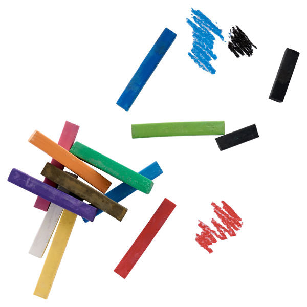 Chalk Pastels - Coloured (12 Pack)
