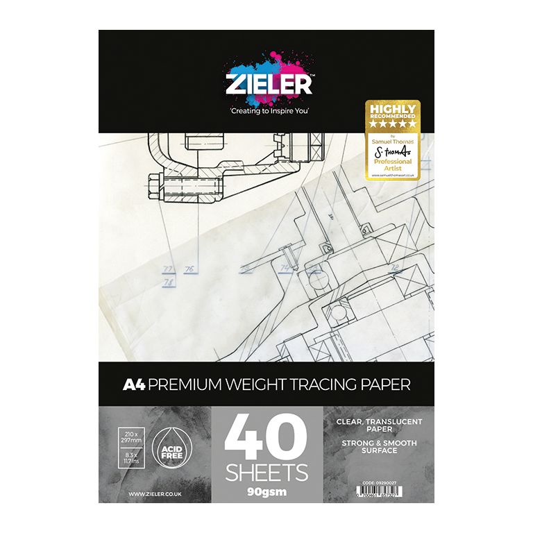 Zieler A4 Tracing Pad (40 Sheets)