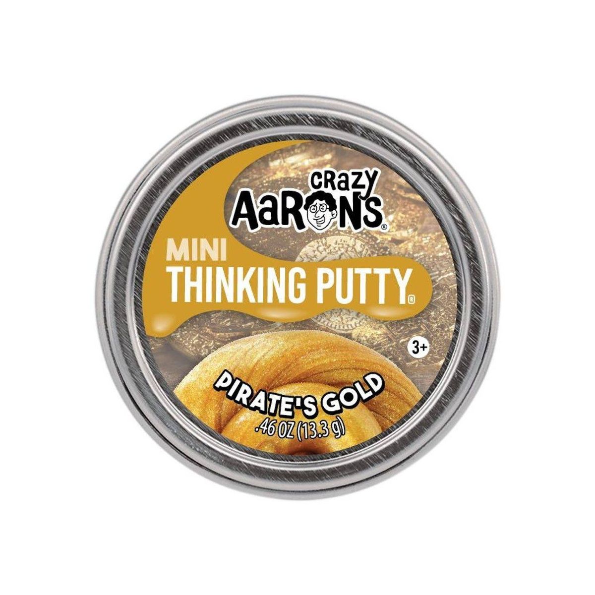 Crazy Aaron's Thinking Putty Mini Tin- Pirates Gold