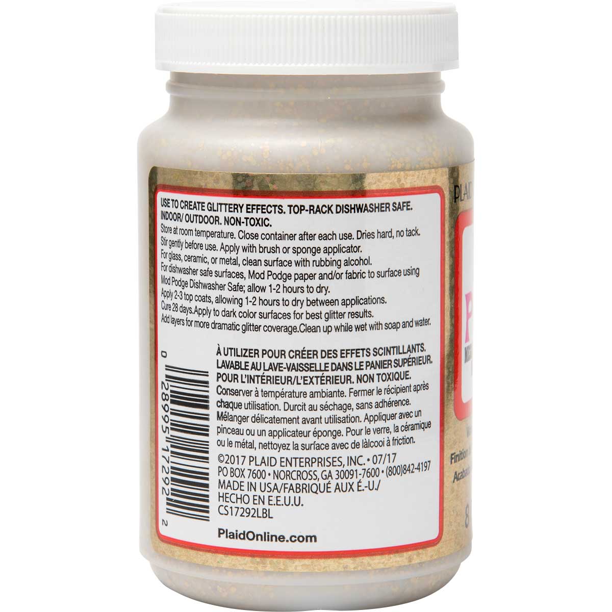 Mod Podge Mega Glitter Gold 8oz/236ml