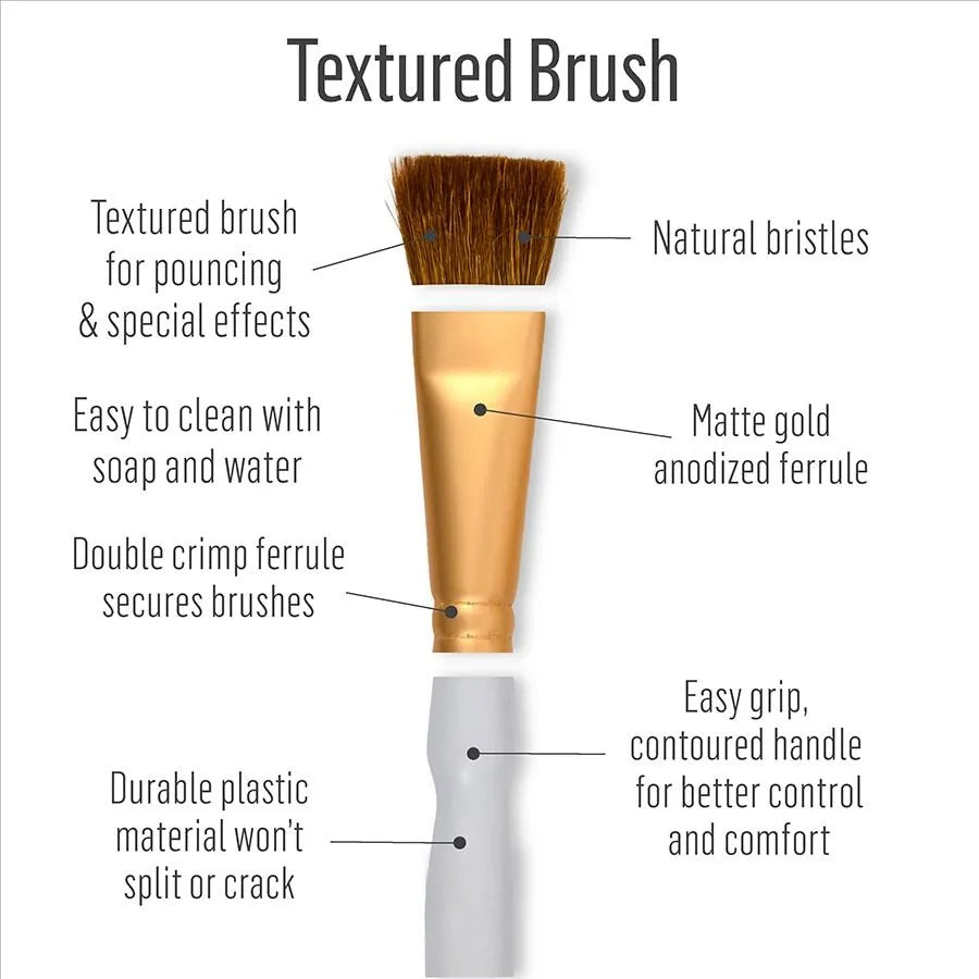 Folkart Brush Set - Artist Variety Set (10 Pcs)