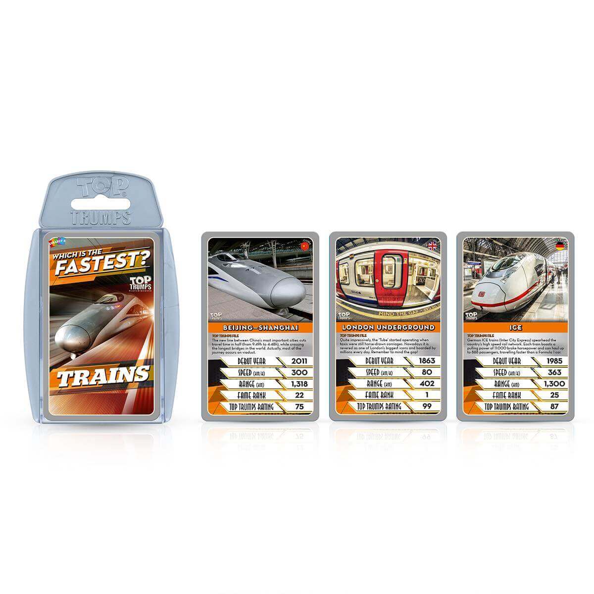 Top Trumps Card Game - Trains