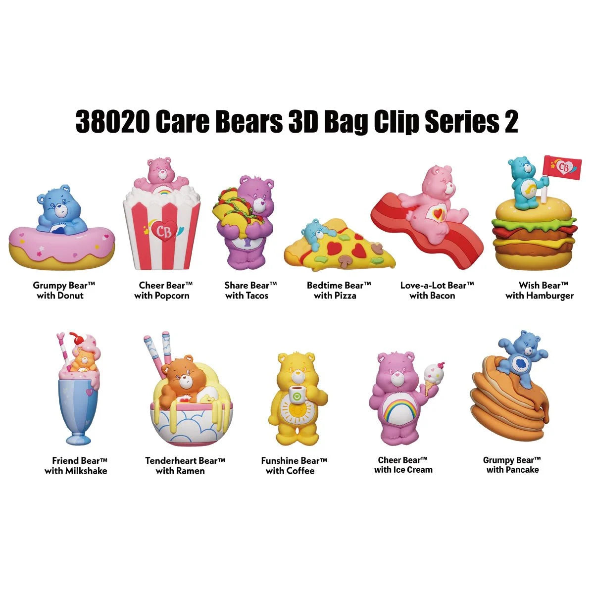 Care Bears 3D Bag Clips Blind Bag (Series 2)