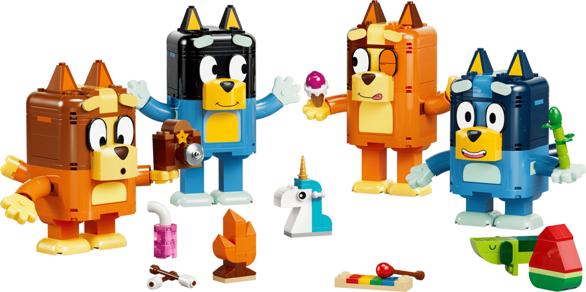 LEGO Bluey - Brick-Built Bluey Family