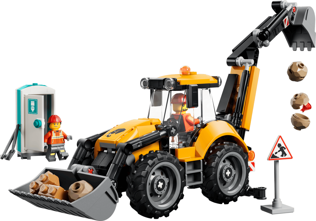 LEGO City - Yellow Backhoe Loader