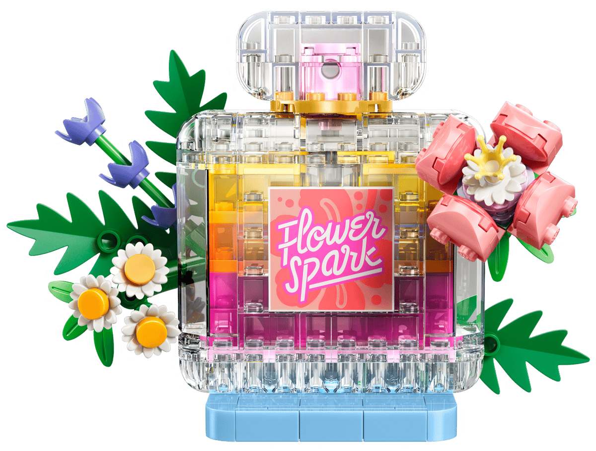 LEGO Creator 3 in 1 - Floral Decor Perfume Bottle