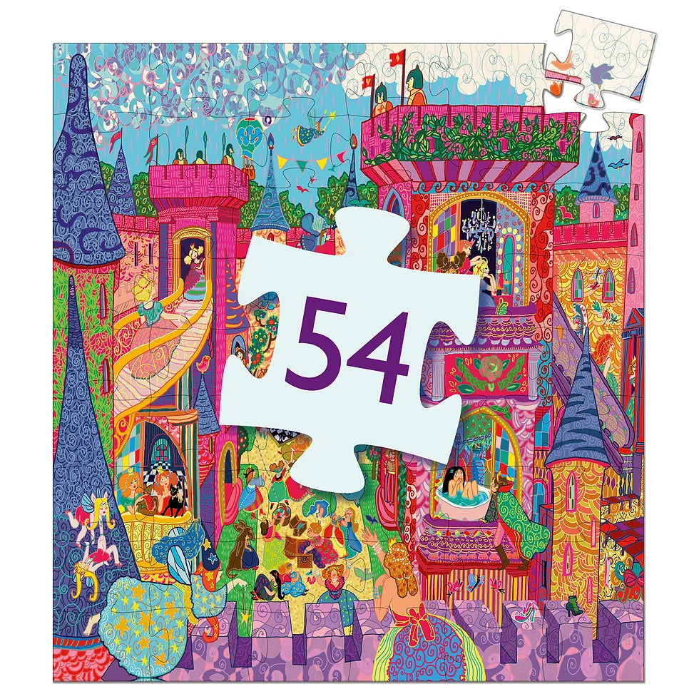 Djeco Silhouette Jigsaw Puzzles The Fairy Castle