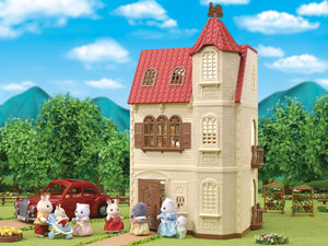 Sylvanian Red Roof Tower Home Gift Set