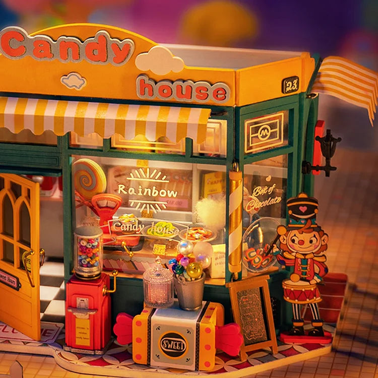 Rainbow Candy House Model Kit