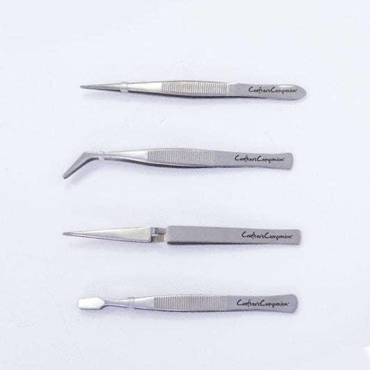 Crafters Companion - Precision Tweezers (4PC)