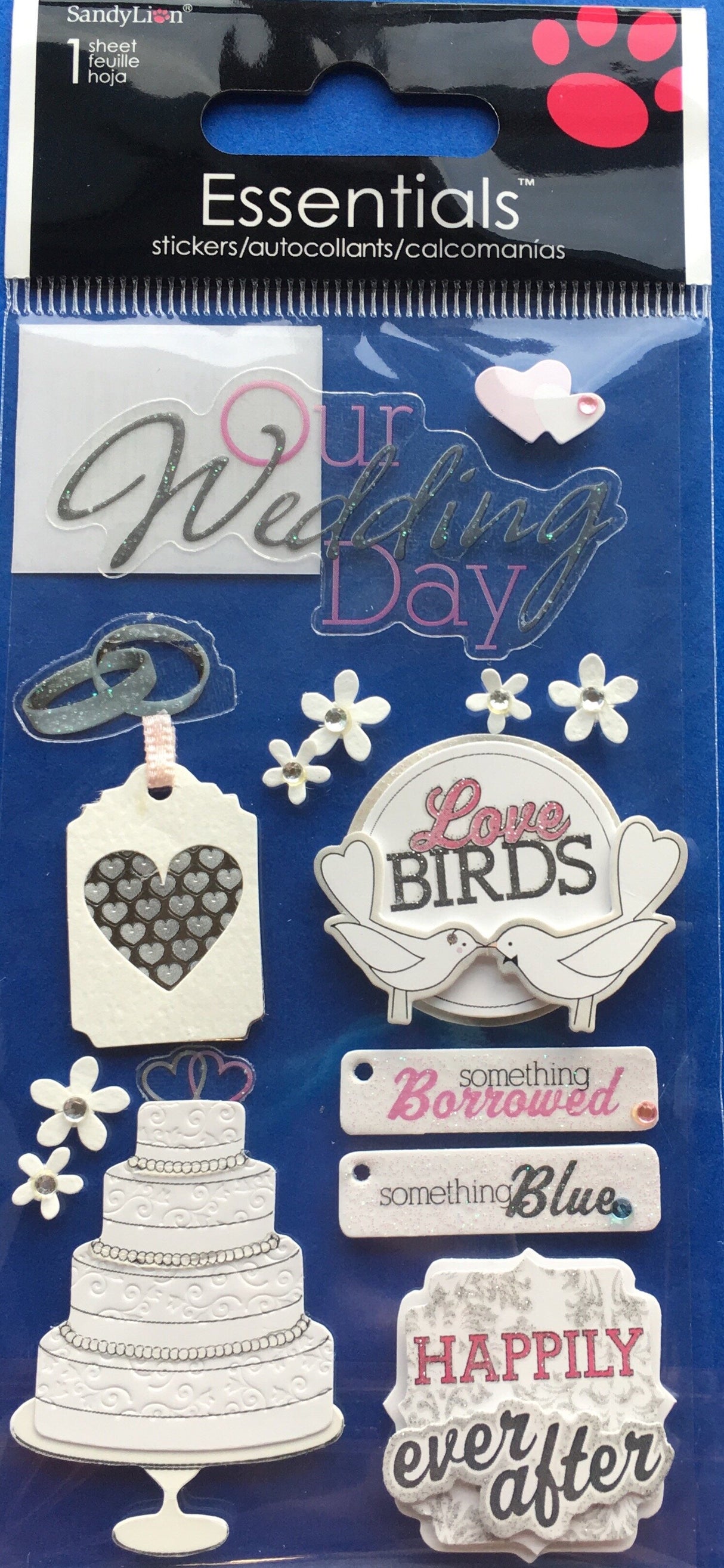Essentials Large Stickers - Wedding Day Stickers