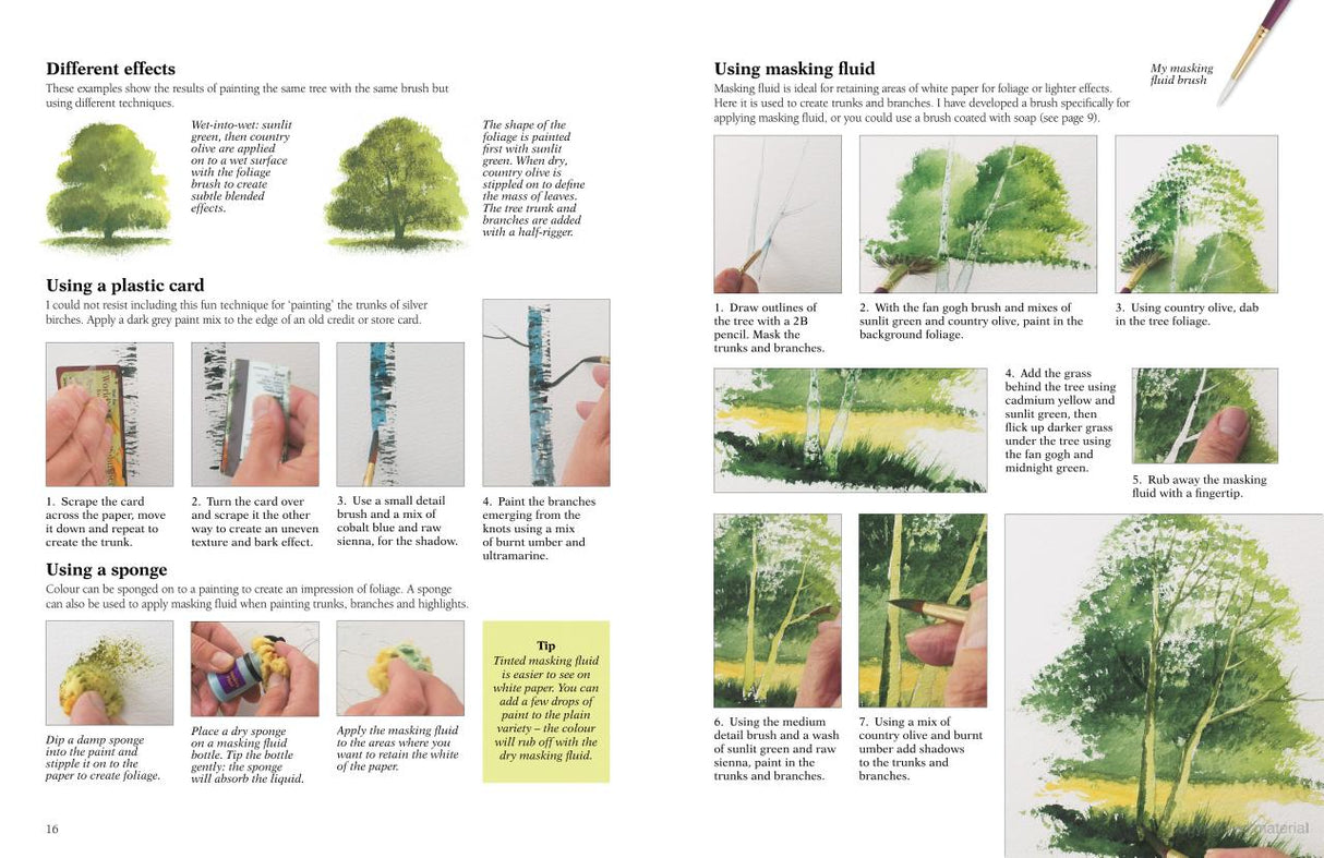Painting Watercolour Trees the Easy Way Book