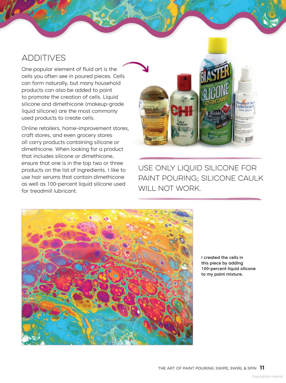 The Art of Paint Pouring: Swipe, Swirl and Spin Book
