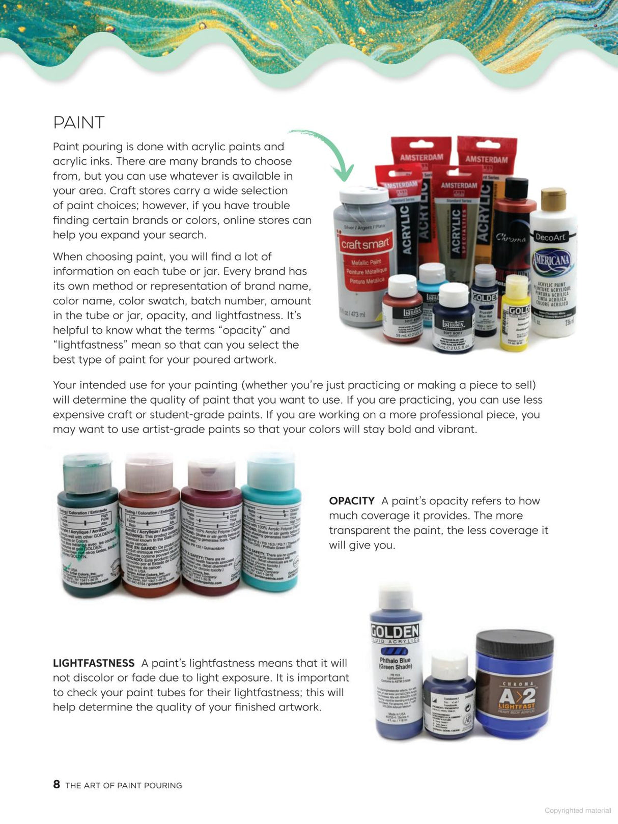 The Art of Paint Pouring Book
