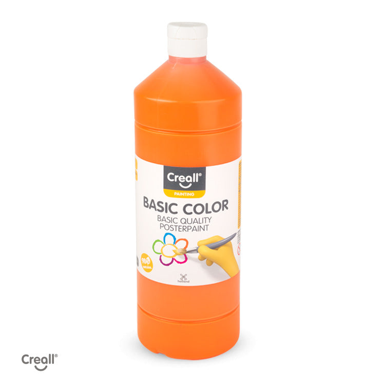 Creall Basic Colour Poster Paint 1000ml - Orange