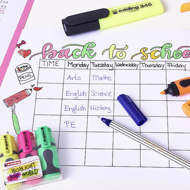 Edding 7 Mini Highlighters (Pack of 5)