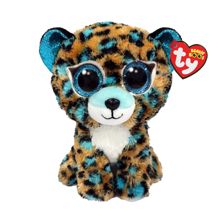 Ty Beanie Boos - Cobalt Blue Spotted Leopard
