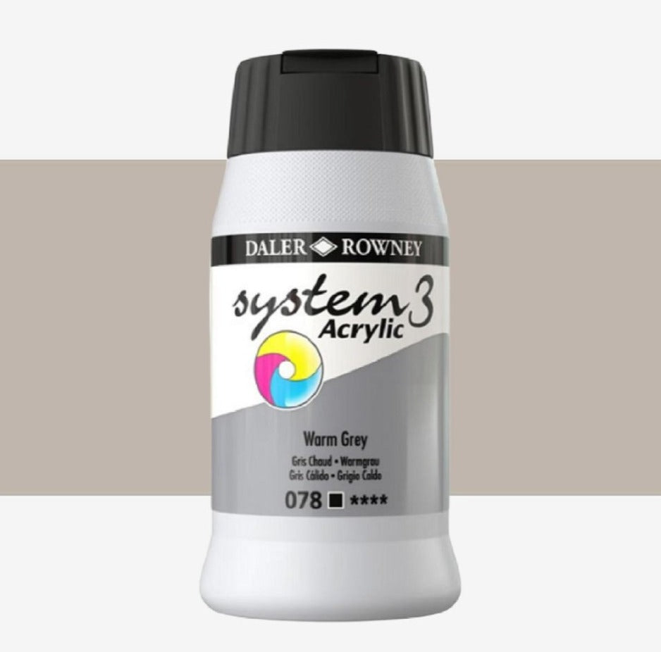 Daler-Rowney System3 Acrylic Paint Warm Grey