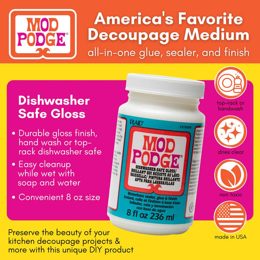 Mod Podge Dishwasher Safe Gloss 8oz/236ml