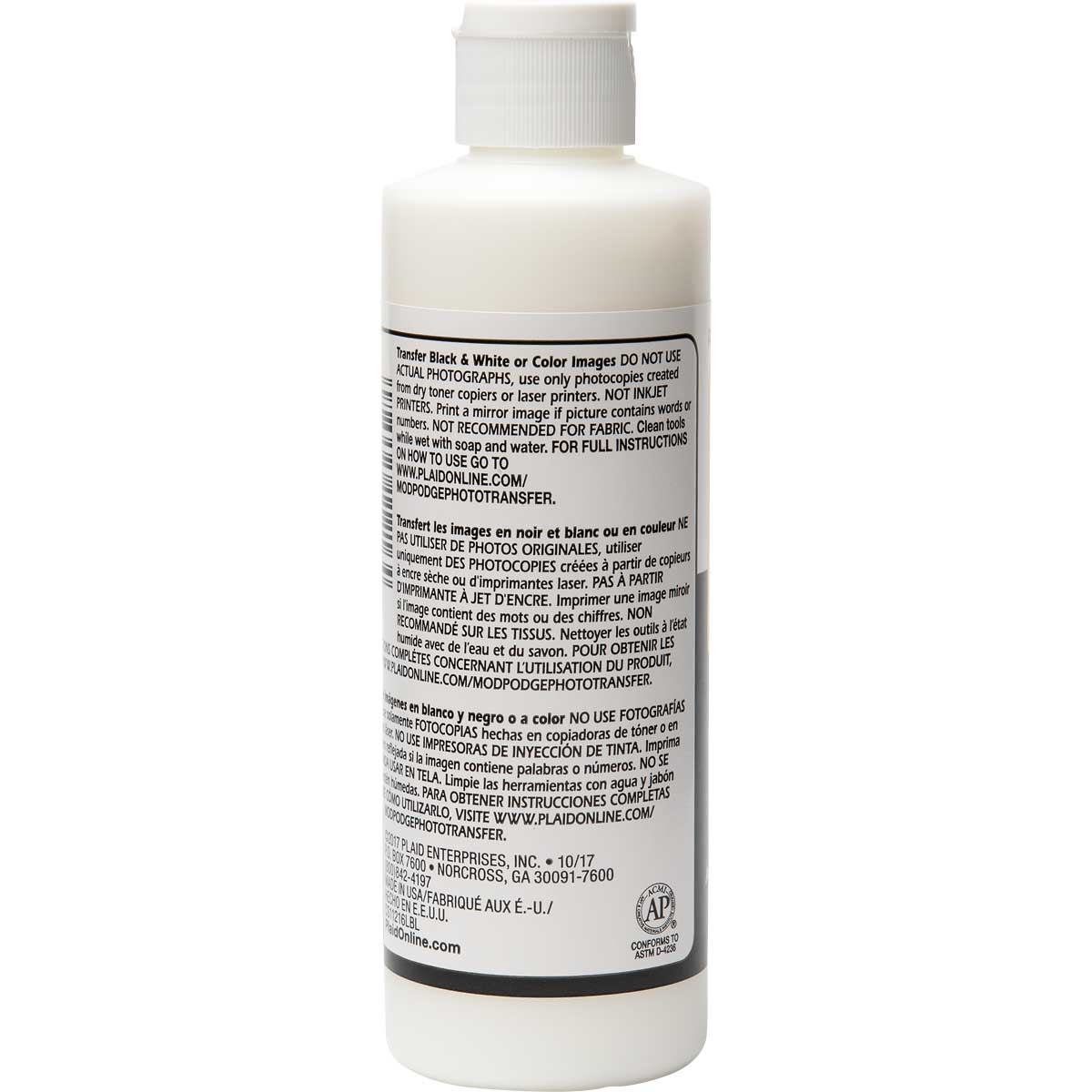 Mod Podge Clear Image Transfer Medium 8oz/236ml