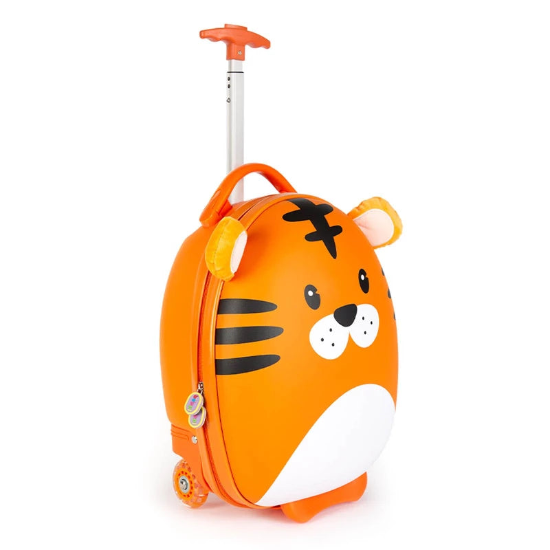 Boppi Tiny Trekker Kids Luggage Travel Suitcase Carry On Tiger