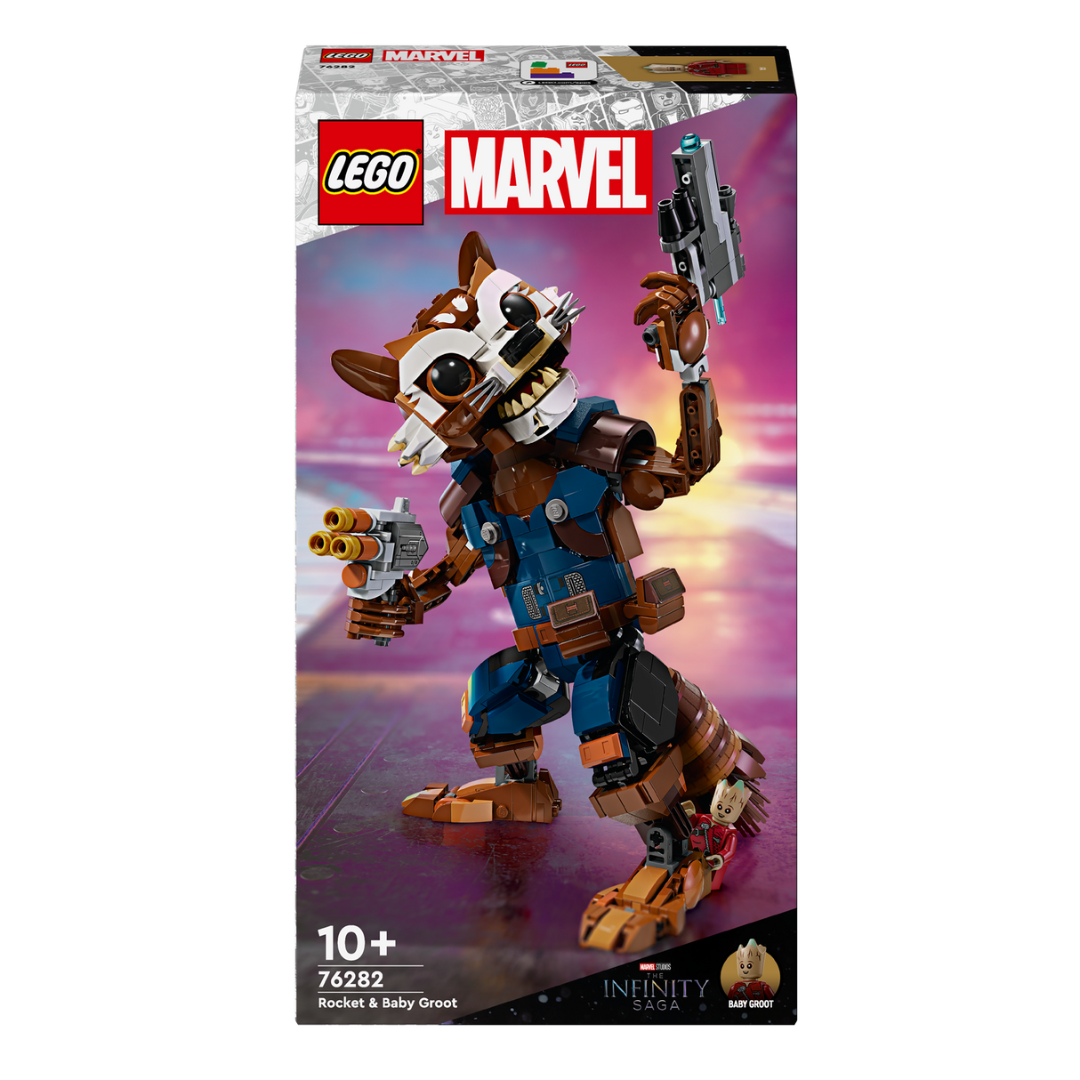 Lego Marvel Guardians of the Galaxy Rocket & Baby Groot Set