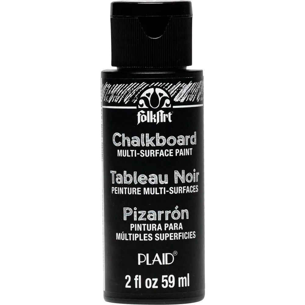 FolkArt Chalkboard Multi-Surface Paint 59ml - Black