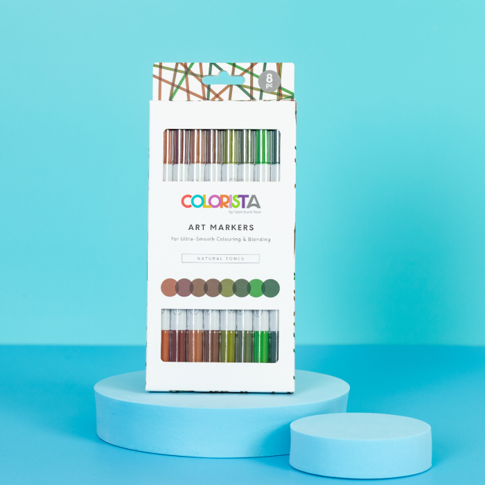 Art Markers - Natural Tones (8 Pieces)