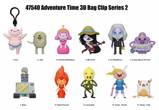 Adventure Time Series 2 Bag Clips Blind Bags