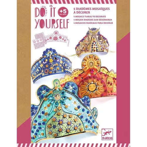 Djeco Do it Yourself Kit - Enchantresses Mosaic Tiaras
