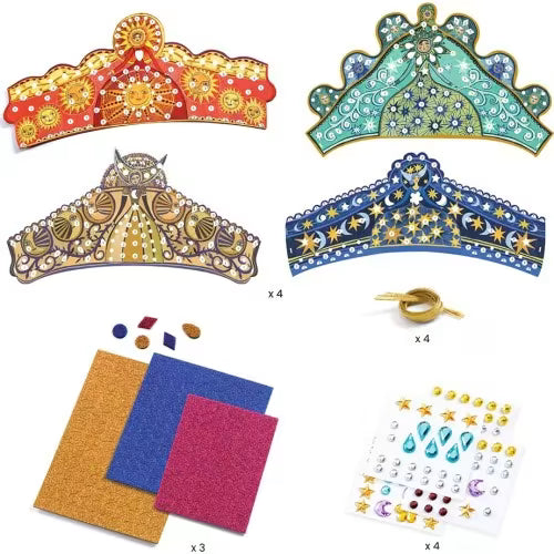 Djeco Do it Yourself Kit - Enchantresses Mosaic Tiaras