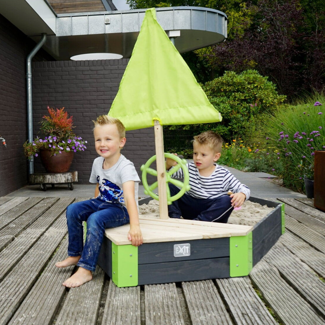EXIT Aksent Boat Sandpit - 190x90cm (FSC 100%)