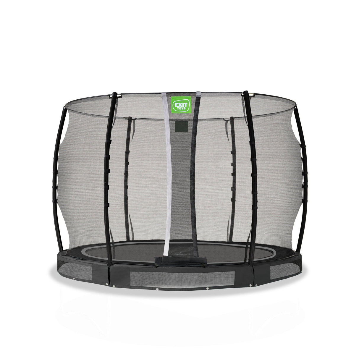 Exit Allure Classic Ground Round Trampoline - 10 FT (Black)