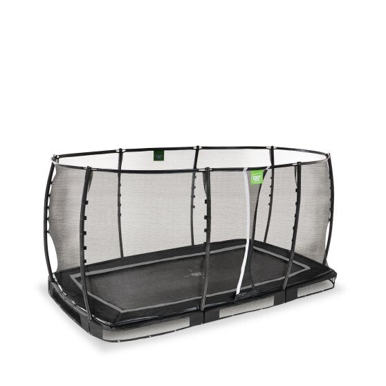 Exit Premium Ground Trampoline 244X427Cm Black