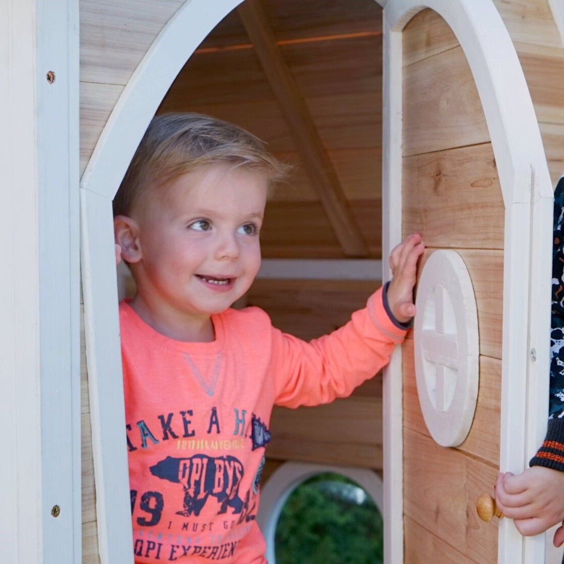 EXIT Fantasia 100 Wooden Playhouse - Natural