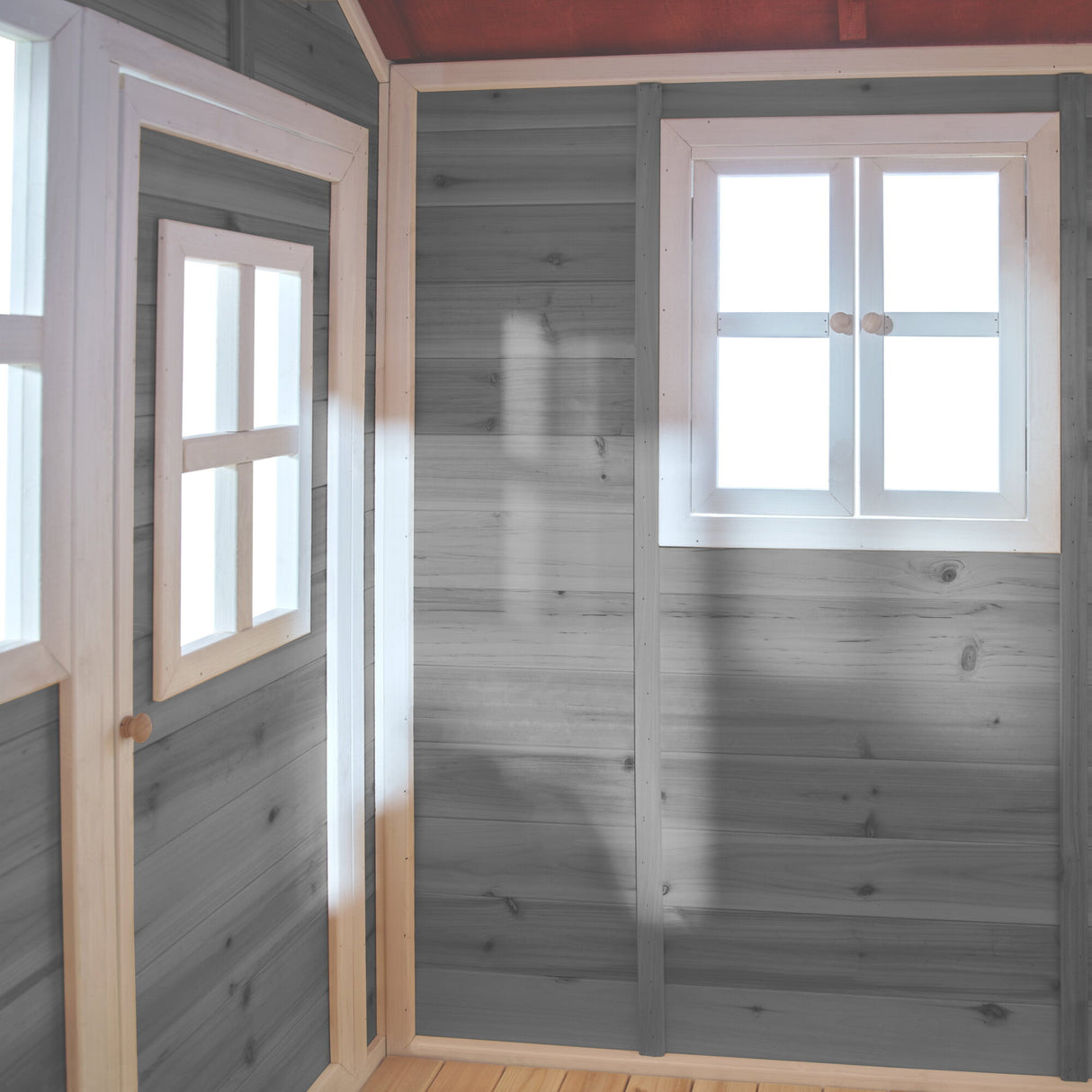 EXIT Loft 300 Grey Wooden Playhouse - Grey