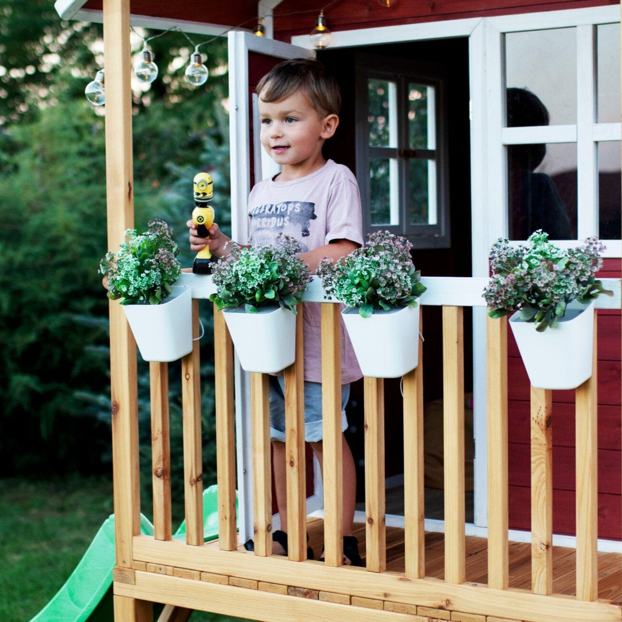 EXIT Loft 500 Wooden Playhouse - Red