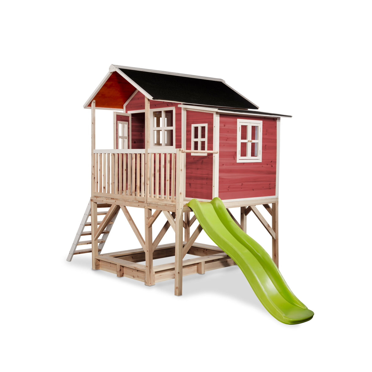 EXIT Loft 550 Wooden Playhouse - Red