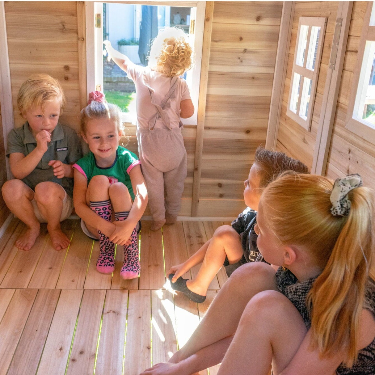 EXIT Loft 750 Wooden Playhouse - Natural