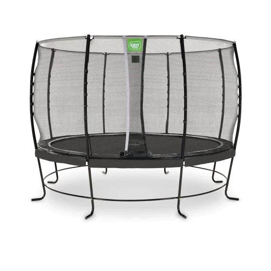 Exit Lotus Classic Round Trampoline with Safety Net - 14 Ft (Black)