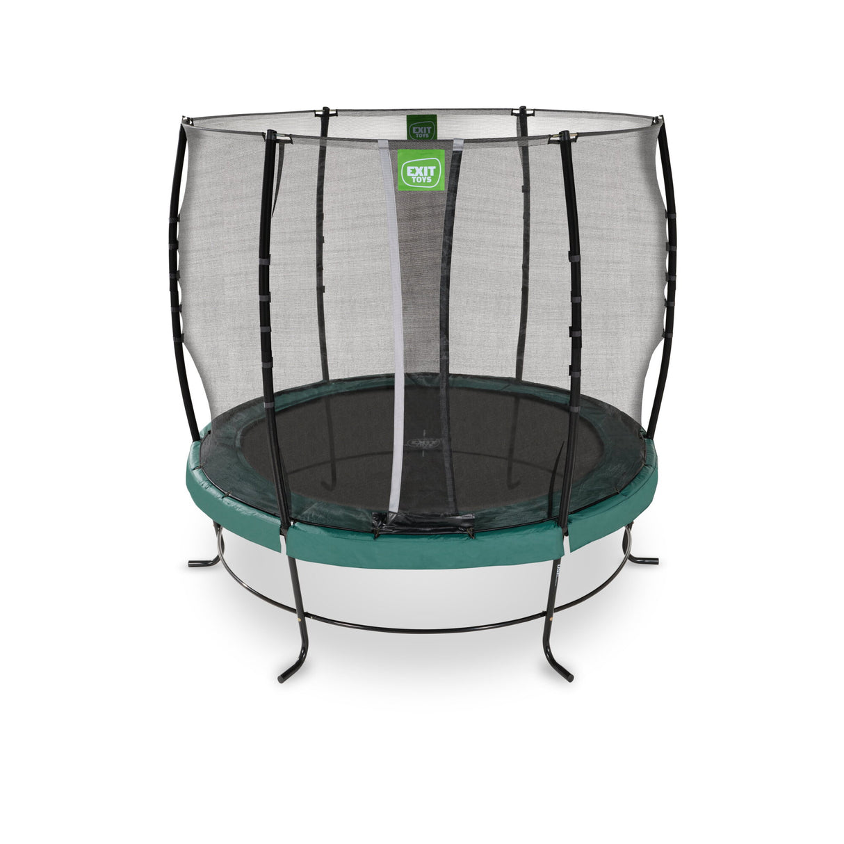 Exit Lotus Classic Round Trampoline and Safety Net - 8 Ft (Green)