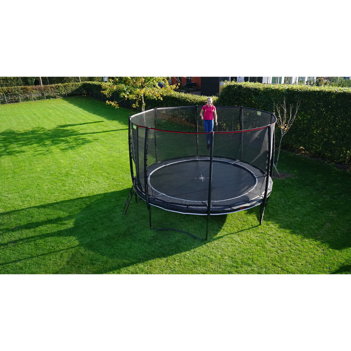 EXIT PeakPro Round Trampoline - 14Ft (Black)
