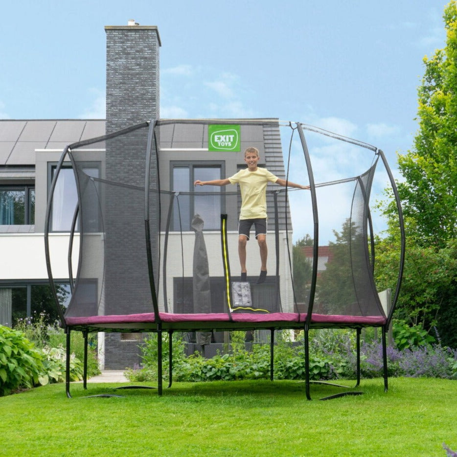 EXIT Silhouette Trampoline 244cm (8ft) - Pink