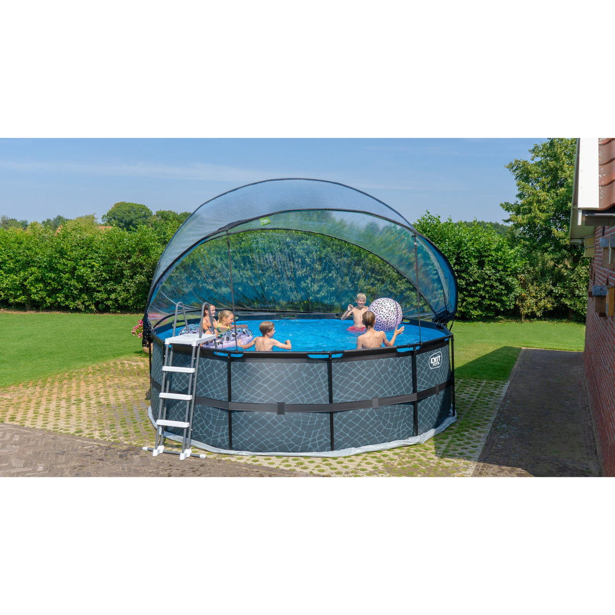 EXIT Frame Pool - 450x122cm (12V Sand Filter)
