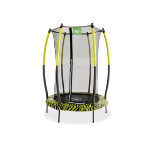 Exit Junior Trampoline With Safety Net 140cm - Black Green