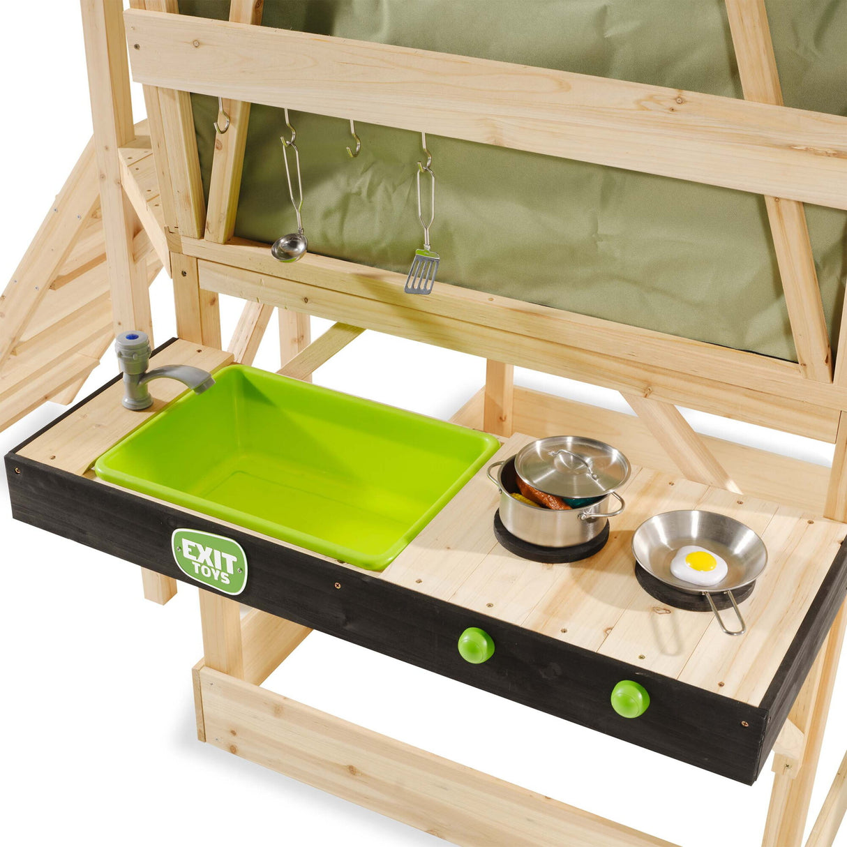 EXIT Yuki 550 Playhouse with Slide, Sandpit & Mud Kitchen